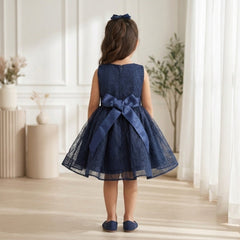 Midnight Bow Princess Dress