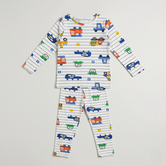 Traffic Jam Striped Nightsuit