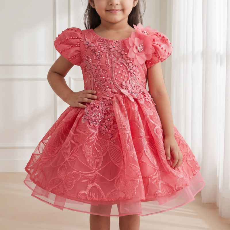 Peach Blossom Princess Dress