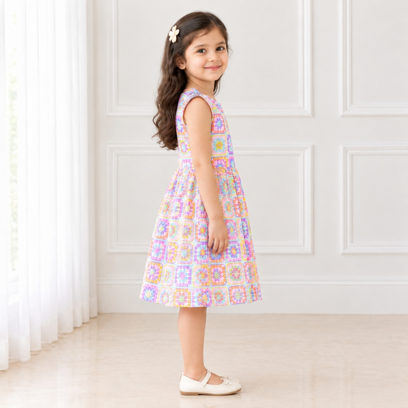 Pastel Dream Premium Cotton Frock