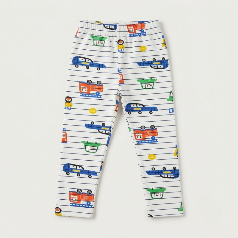 Traffic Jam Striped Nightsuit