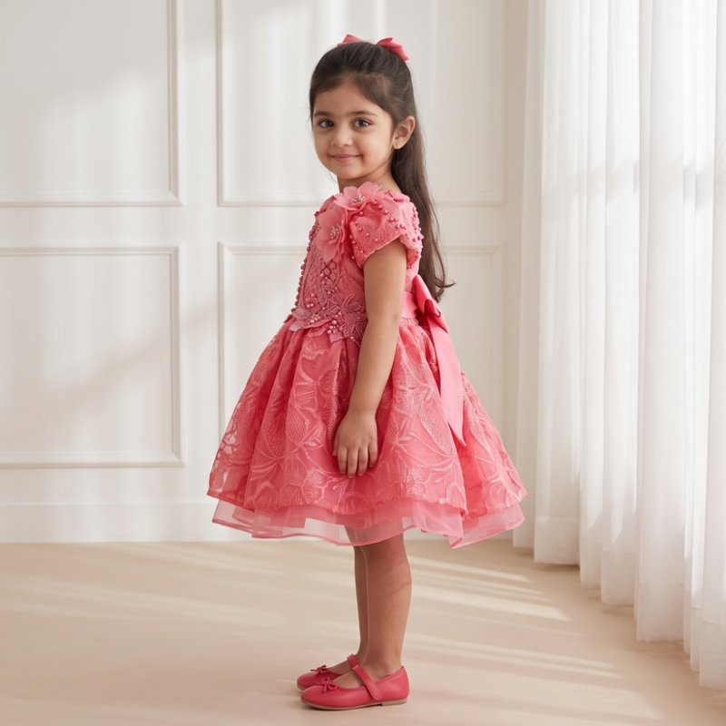 Peach Blossom Princess Dress