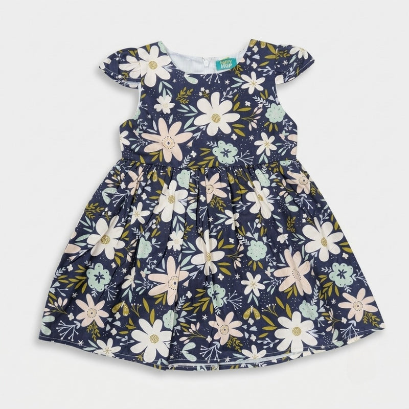 Midnight Blossom Garden Frock