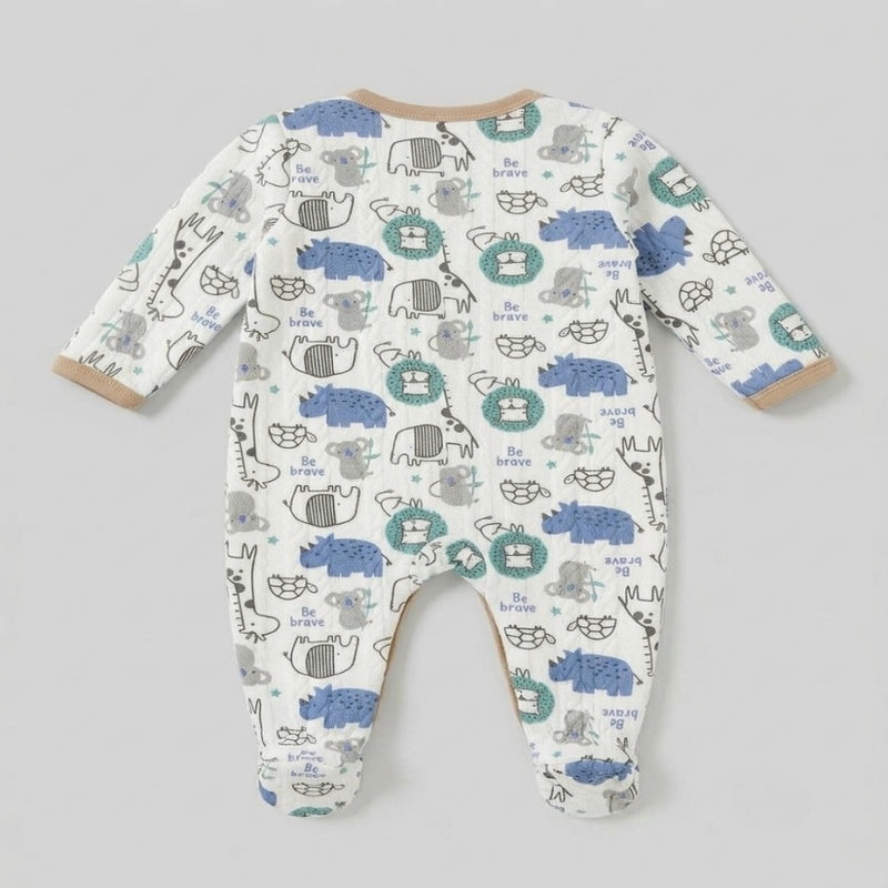Little Explorer Safari Quilted Romper