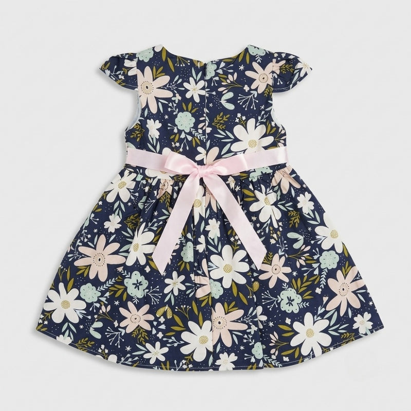 Midnight Blossom Garden Frock
