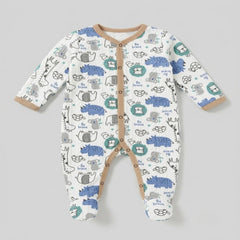 Little Explorer Safari Quilted Romper