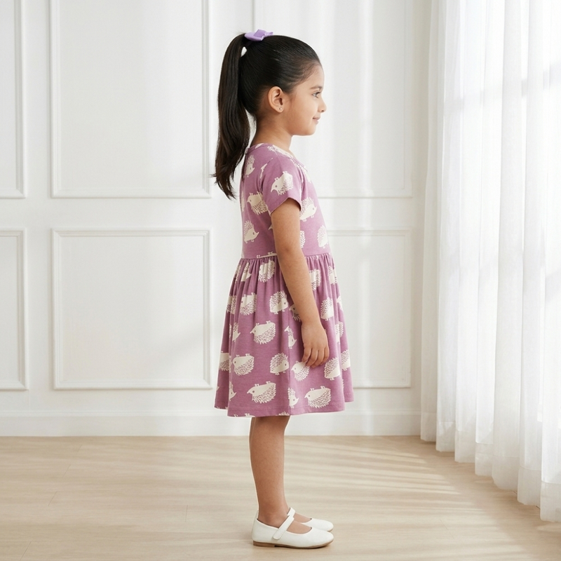 Little Hedgie Lavender Frock