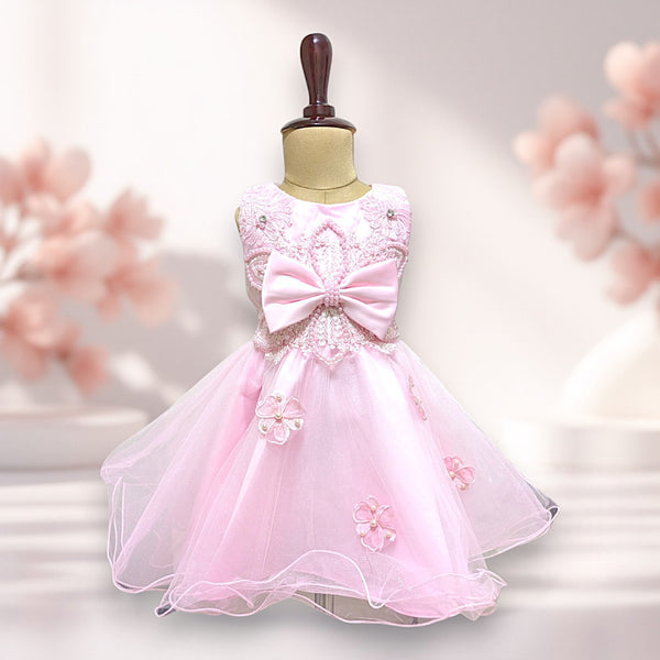 Pink Knee Length Princess Dress