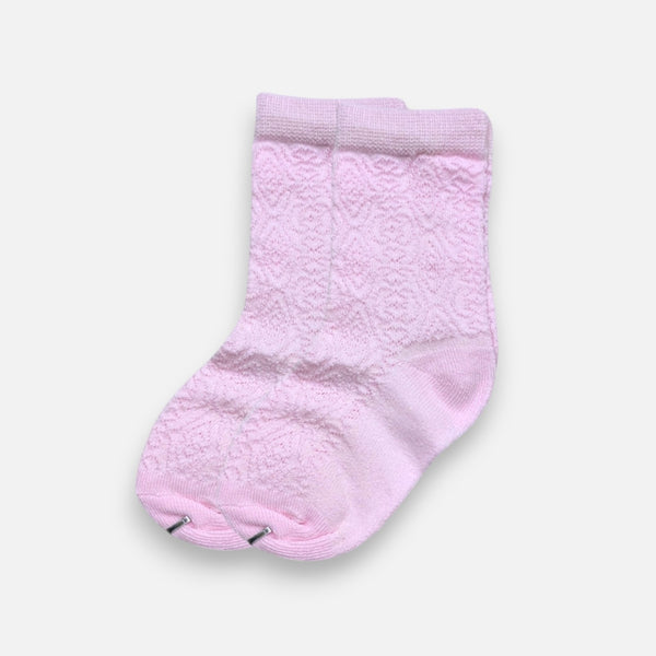 Pink Knitted Socks