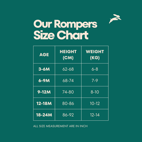 Floral Printed Frill Rompers (Footer)