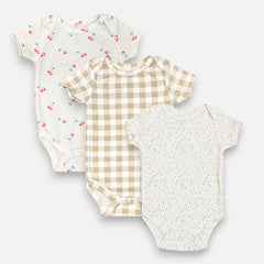 Unisex Baby Onesies - Multipacks (Set of 3)
