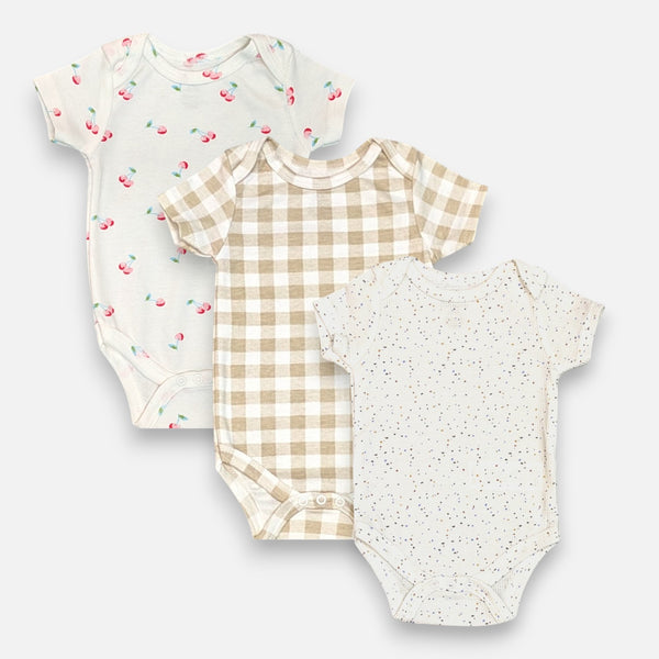 Unisex Baby Onesies - Multipacks (Set of 3)