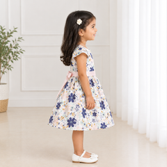 Blush & Indigo Meadow Flutter Frock