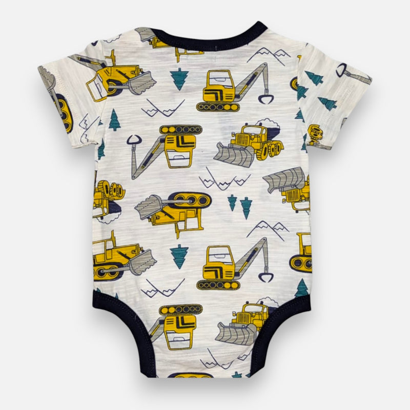 Short Sleeves Printed Baby Onesies
