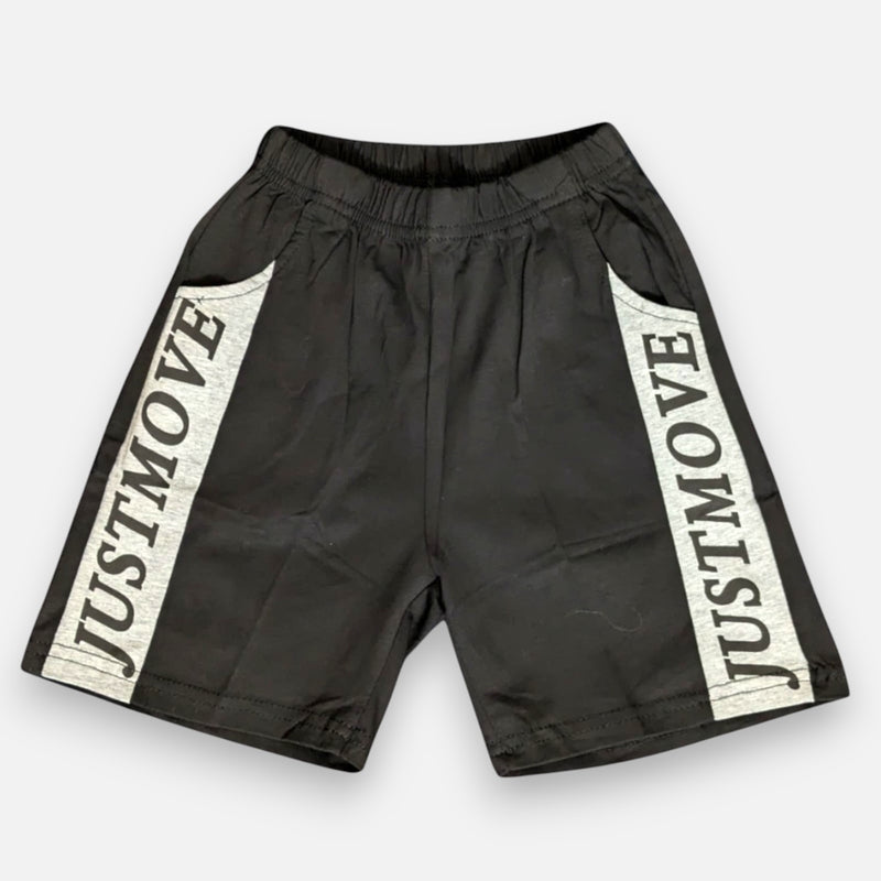 Grey Boys Polo T-shirt with Shorts Set