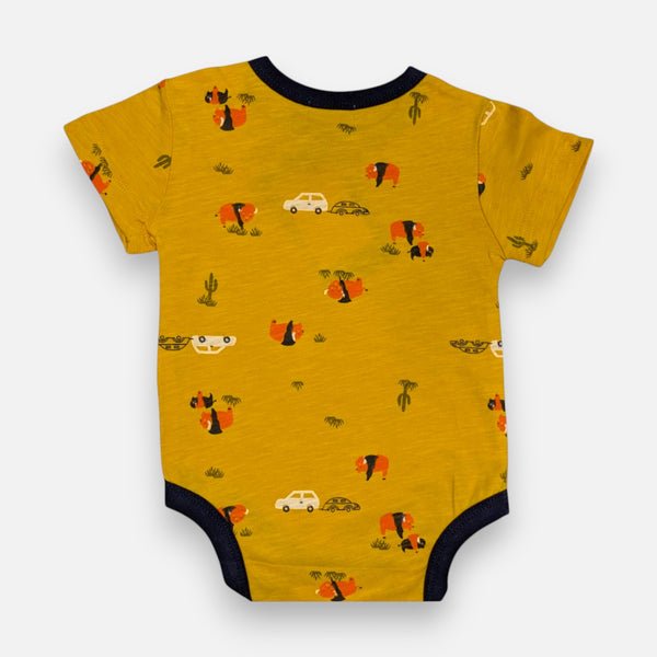 Short Sleeves Printed Baby Onesies
