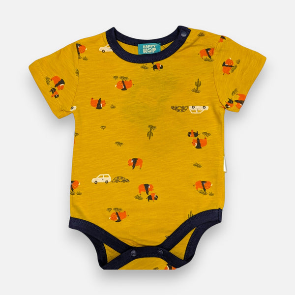 Short Sleeves Printed Baby Onesies