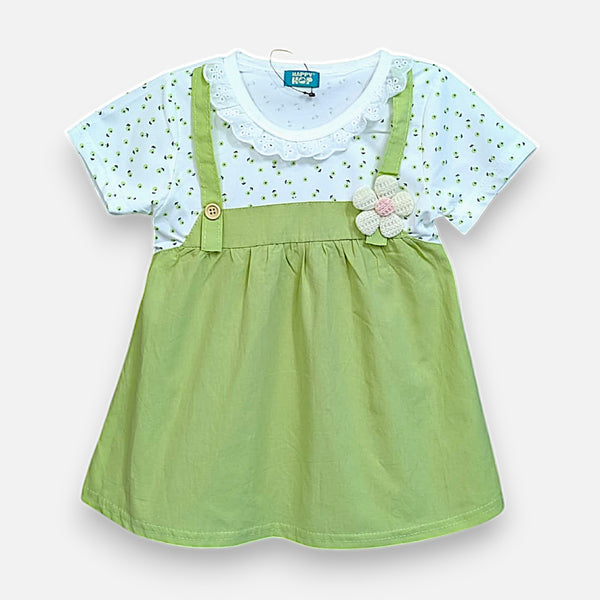 Summer Baby Girl Casual Dress with Flower