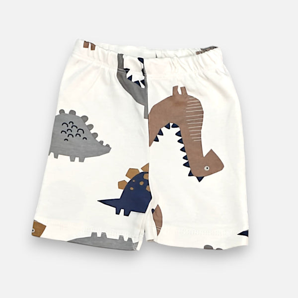 Dino Printed Vest and Short Set