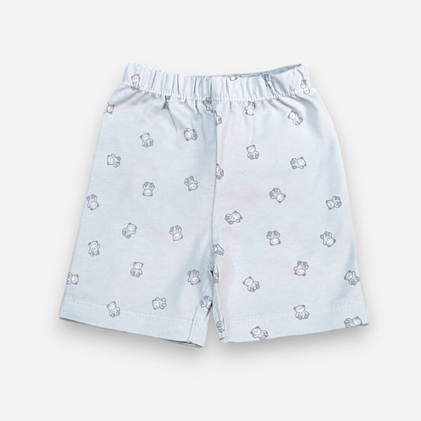 Teddy Printed Vest and Short Set