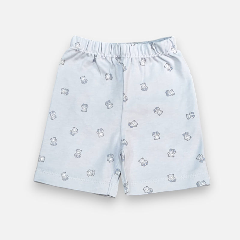 Teddy Printed Vest and Short Set