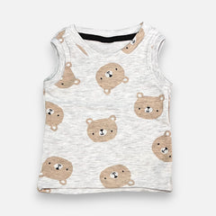 Panda Printed Vest and Short Set