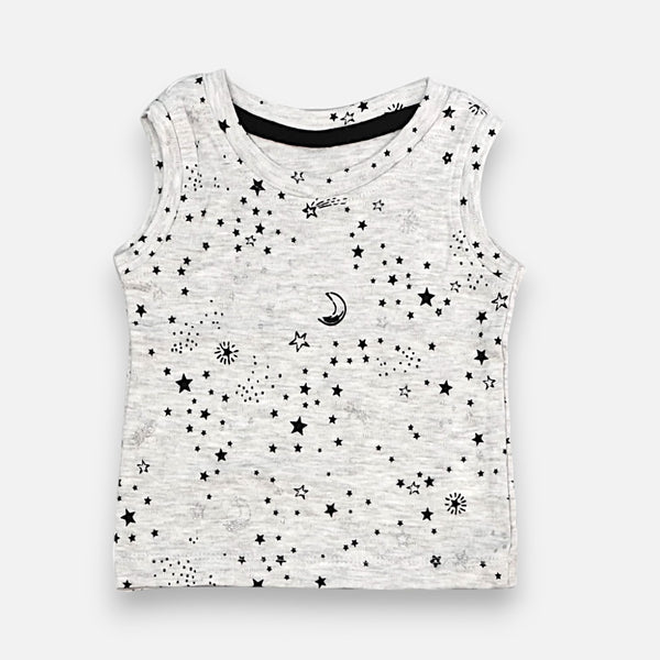 Stars Printed Vest and Short Set