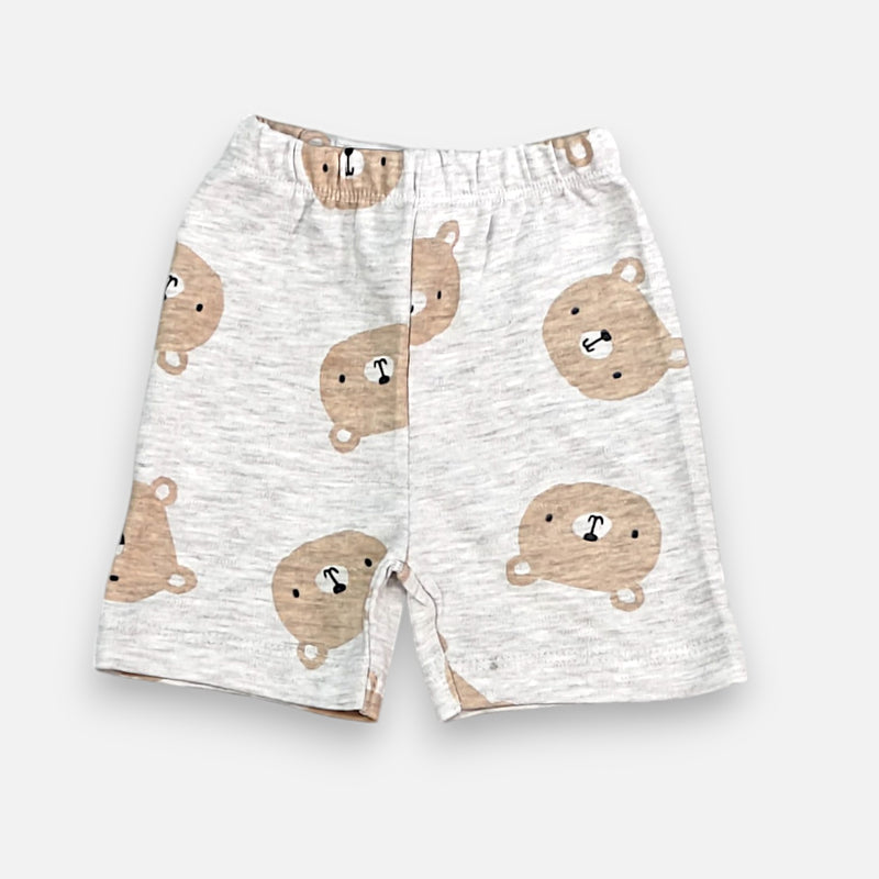 Panda Printed Vest and Short Set