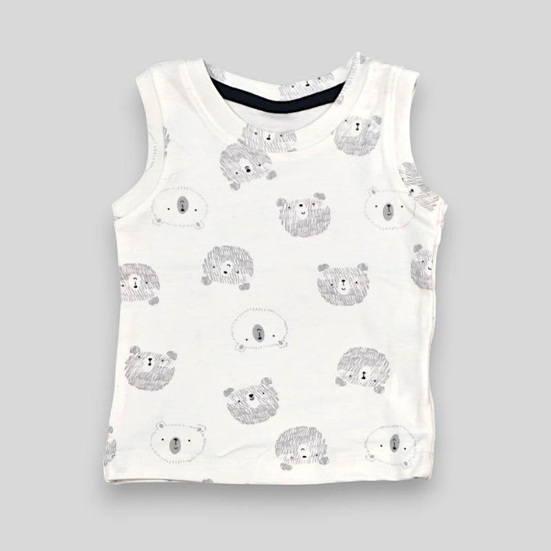 Panda Printed Vest and Short Set