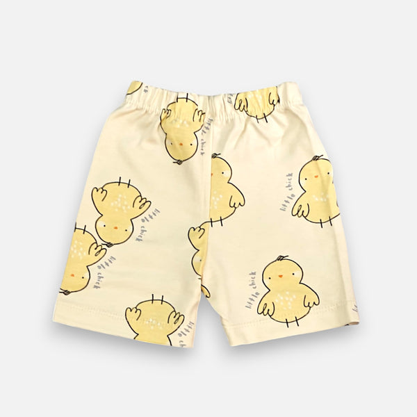 Duck Printed Vest and Short Set