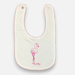 Baby Premium Bibs - Pink Swan