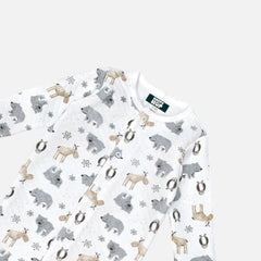 Quilted Printed Baby Romper