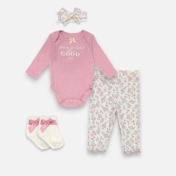 Baby Romper 4 Piece Set