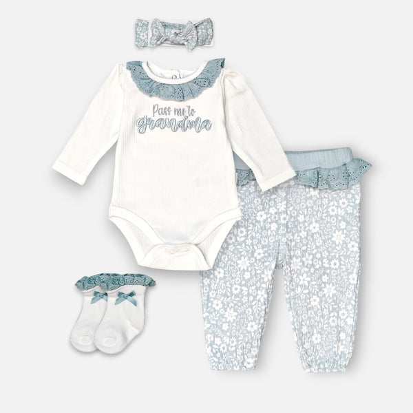 Baby Romper 4 Piece set