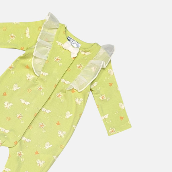 Butterfly Printed Frill Rompers