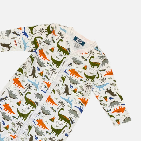 Dinosaur Printed Full Sleeves Rompers