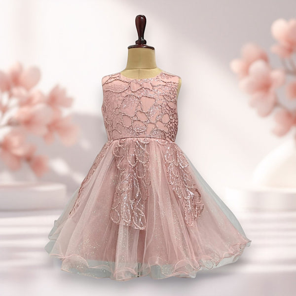 Mauve Pink Sleeveless Princess Dress