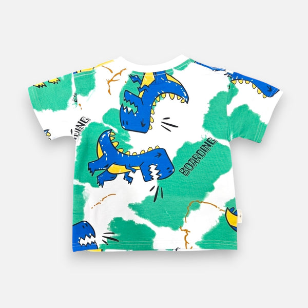 Duominuo Premium Printed Round Neck T-shirt