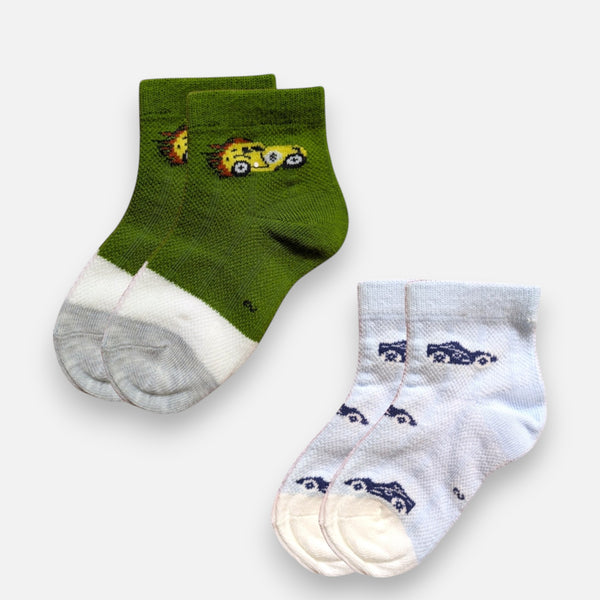 Ankle Length Casual Socks Pair of 2