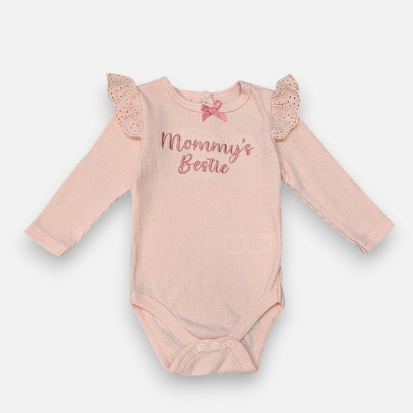 Peach Baby Romper 4 Piece set