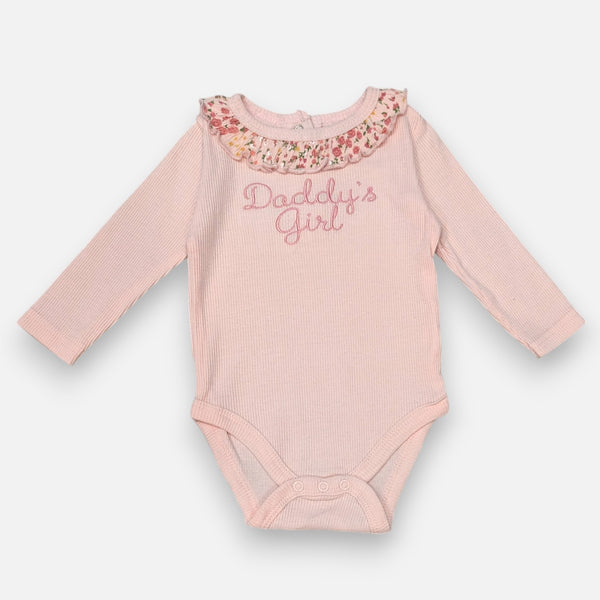 Peach Baby Romper 4 Piece set